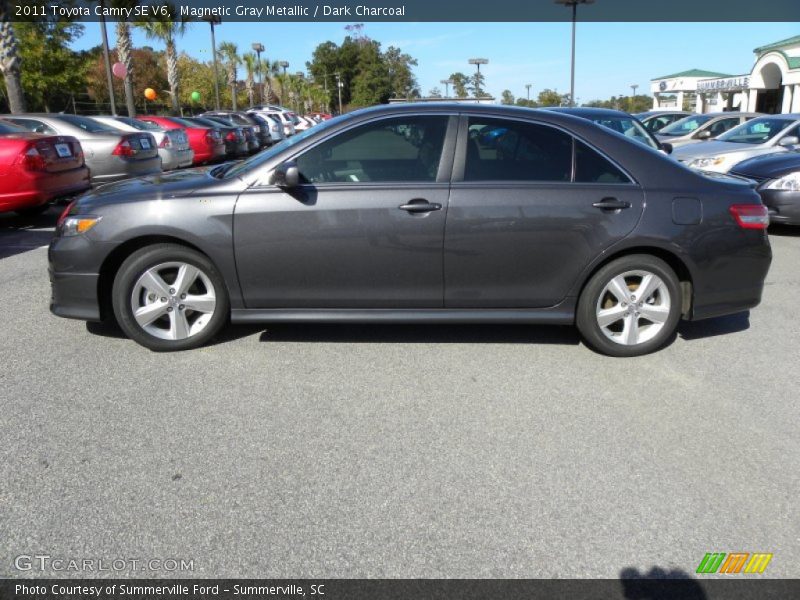 Magnetic Gray Metallic / Dark Charcoal 2011 Toyota Camry SE V6