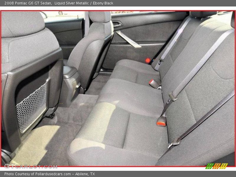 Liquid Silver Metallic / Ebony Black 2008 Pontiac G6 GT Sedan