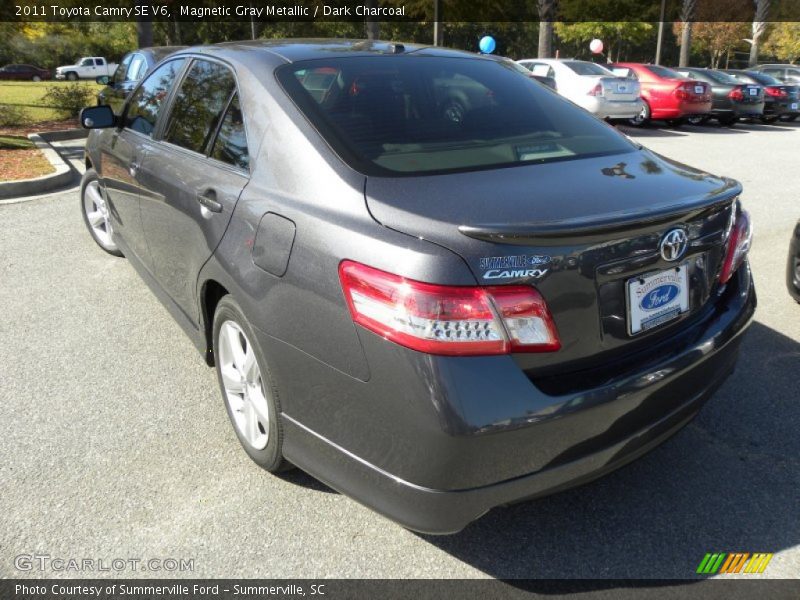 Magnetic Gray Metallic / Dark Charcoal 2011 Toyota Camry SE V6