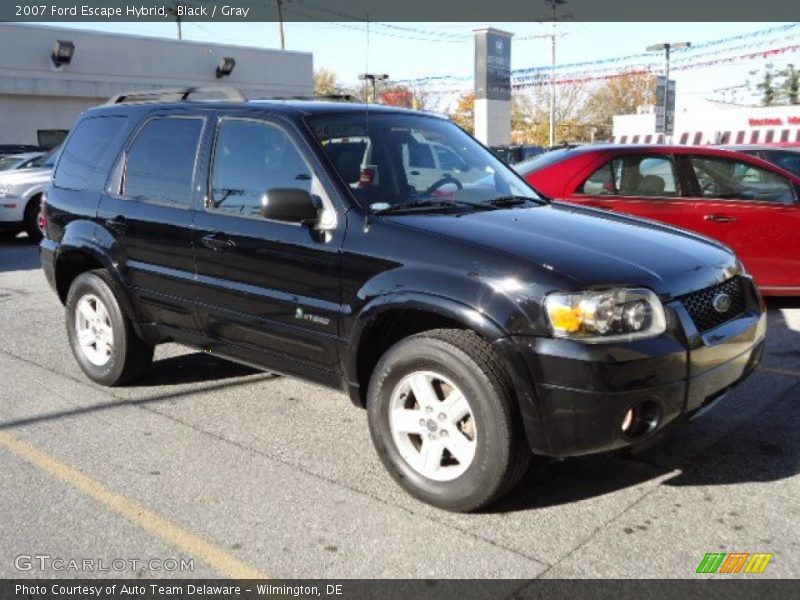Black / Gray 2007 Ford Escape Hybrid