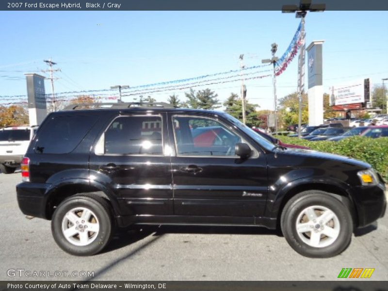 Black / Gray 2007 Ford Escape Hybrid