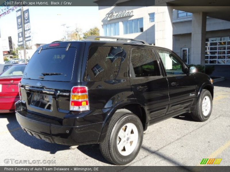 Black / Gray 2007 Ford Escape Hybrid