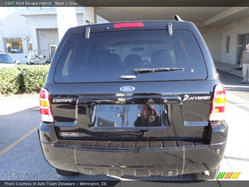 Black / Gray 2007 Ford Escape Hybrid