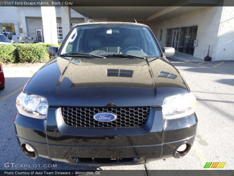 Black / Gray 2007 Ford Escape Hybrid