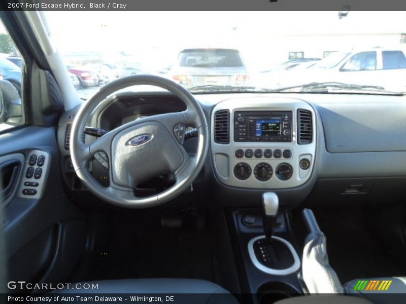 Black / Gray 2007 Ford Escape Hybrid