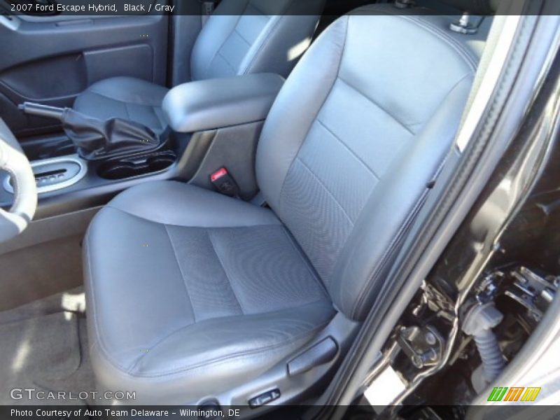 Black / Gray 2007 Ford Escape Hybrid