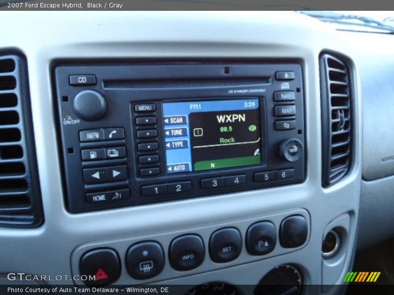 Black / Gray 2007 Ford Escape Hybrid