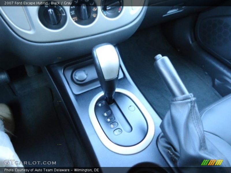 Black / Gray 2007 Ford Escape Hybrid