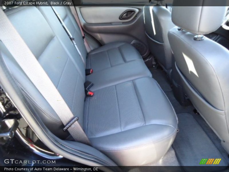 Hybrid rear seats in gray - 2007 Ford Escape Hybrid