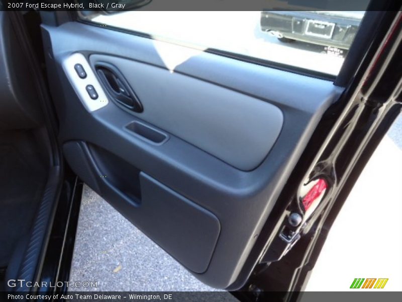 Black / Gray 2007 Ford Escape Hybrid