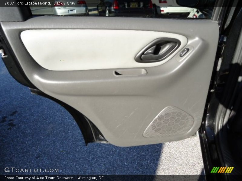 Black / Gray 2007 Ford Escape Hybrid