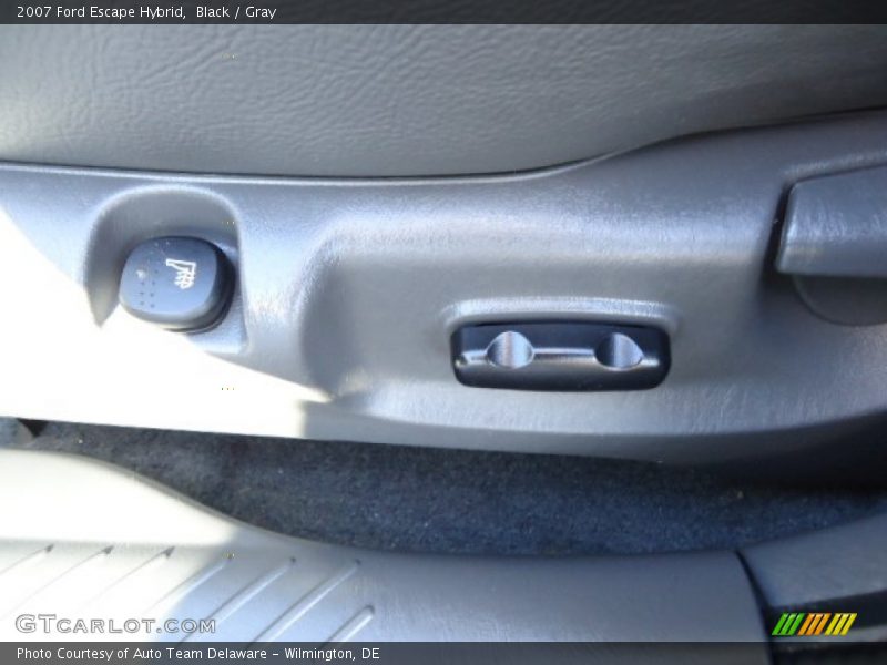 Black / Gray 2007 Ford Escape Hybrid