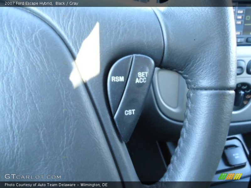 Black / Gray 2007 Ford Escape Hybrid