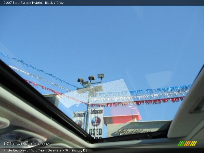 Black / Gray 2007 Ford Escape Hybrid