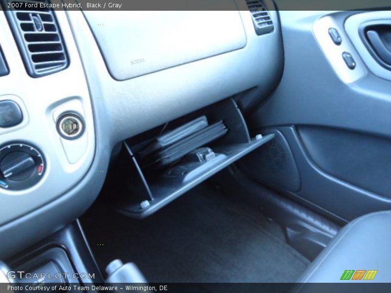 Black / Gray 2007 Ford Escape Hybrid