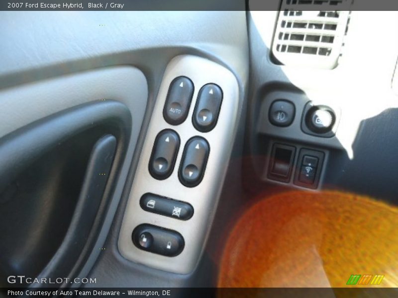 Black / Gray 2007 Ford Escape Hybrid