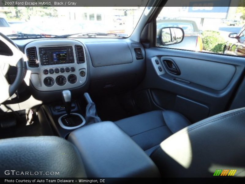 Black / Gray 2007 Ford Escape Hybrid