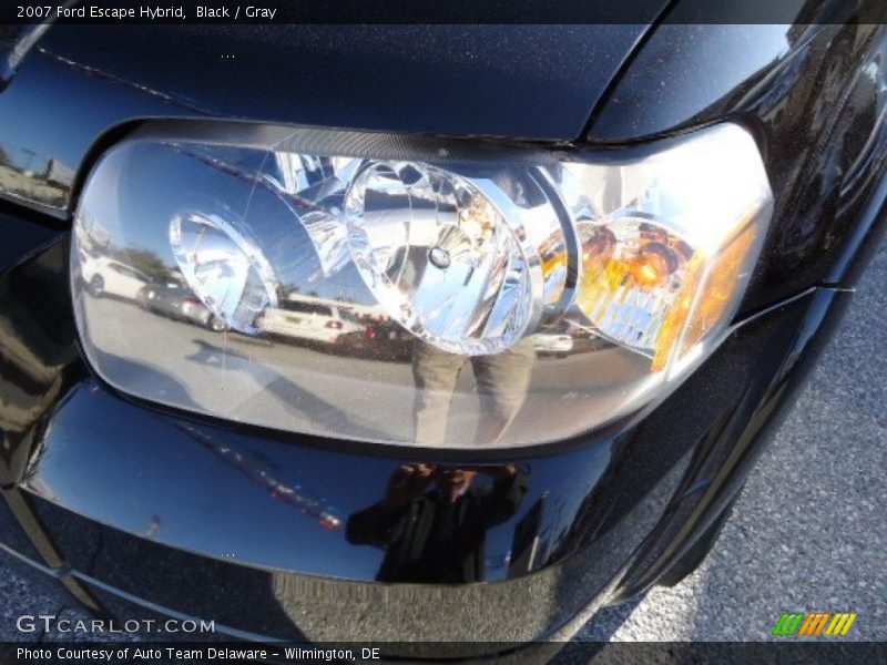Black / Gray 2007 Ford Escape Hybrid