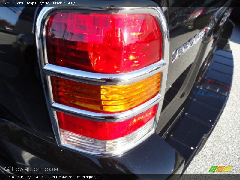Black / Gray 2007 Ford Escape Hybrid