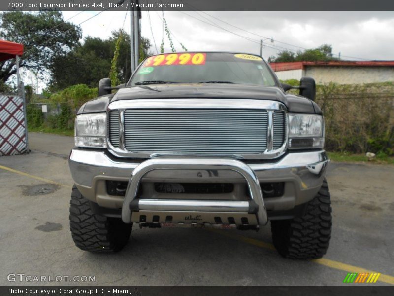 Black / Medium Parchment 2000 Ford Excursion Limited 4x4