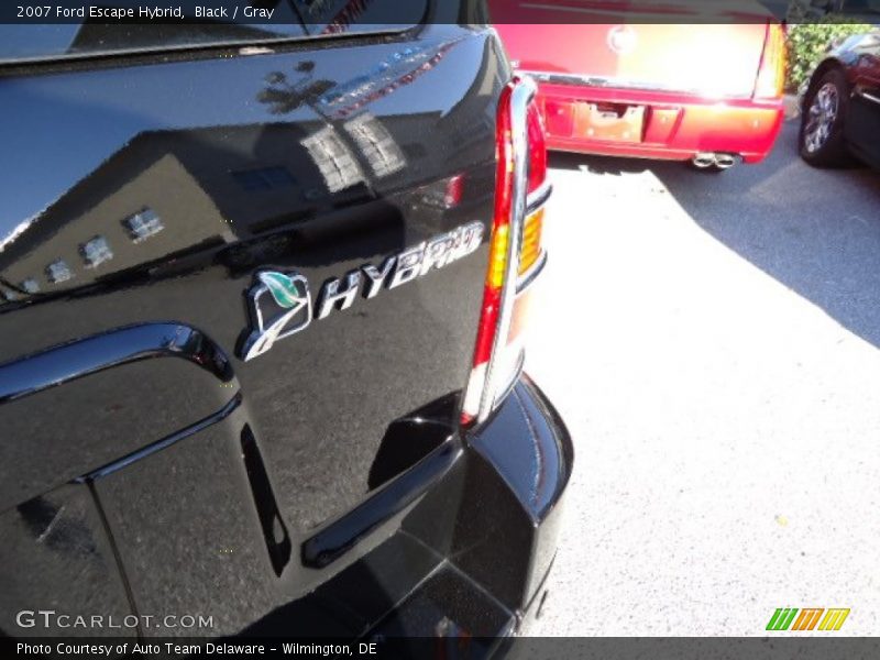 Black / Gray 2007 Ford Escape Hybrid