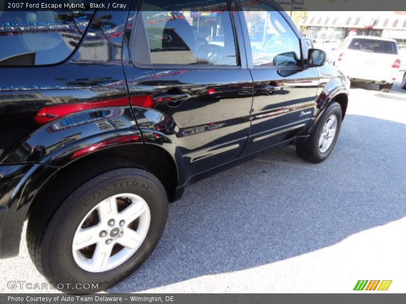 Black / Gray 2007 Ford Escape Hybrid