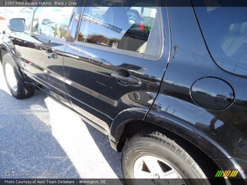 Black / Gray 2007 Ford Escape Hybrid