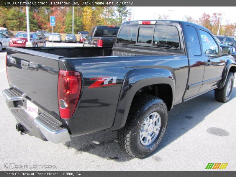 Black Granite Metallic / Ebony 2008 Chevrolet Colorado LT Extended Cab
