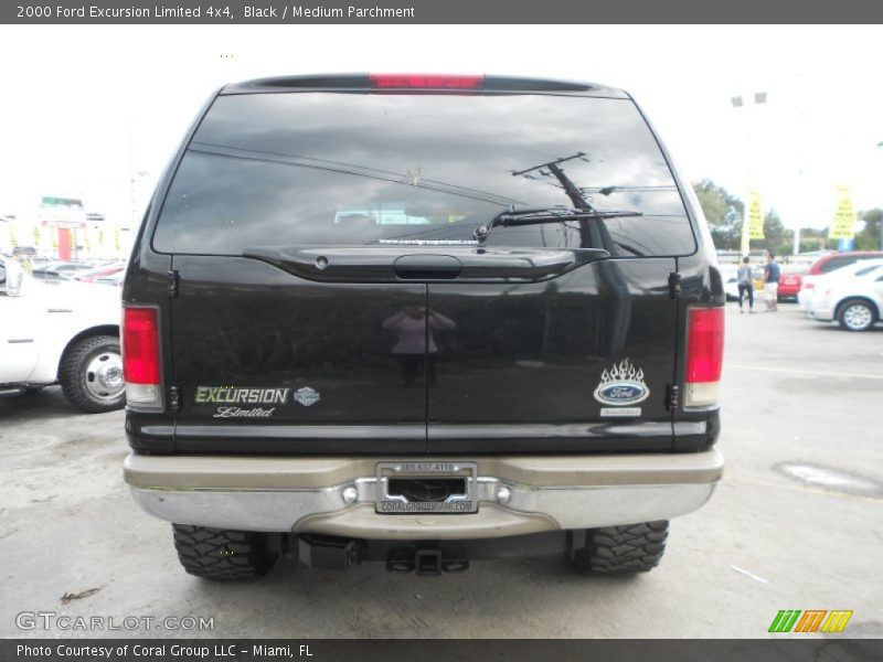 Black / Medium Parchment 2000 Ford Excursion Limited 4x4