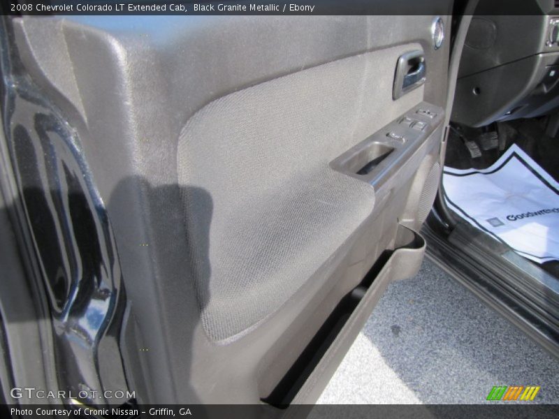 Black Granite Metallic / Ebony 2008 Chevrolet Colorado LT Extended Cab