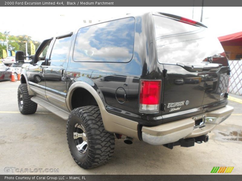 Black / Medium Parchment 2000 Ford Excursion Limited 4x4