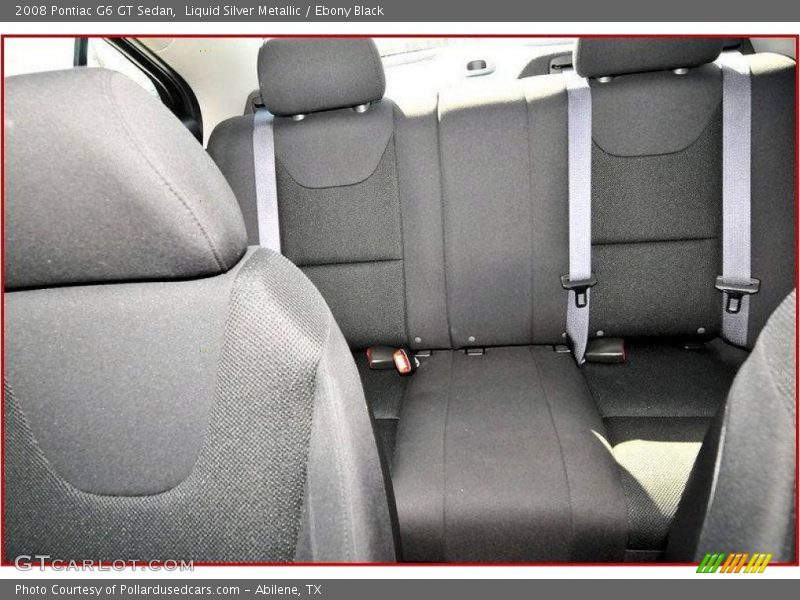 Liquid Silver Metallic / Ebony Black 2008 Pontiac G6 GT Sedan