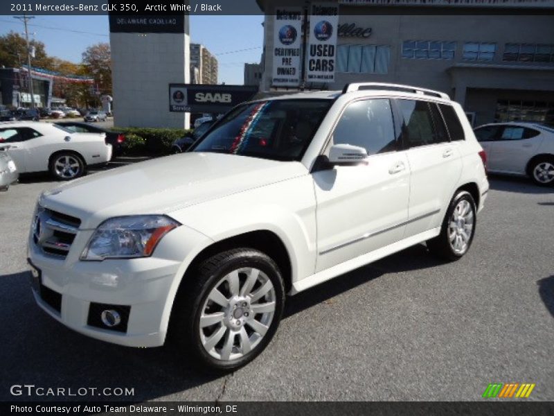 Arctic White / Black 2011 Mercedes-Benz GLK 350