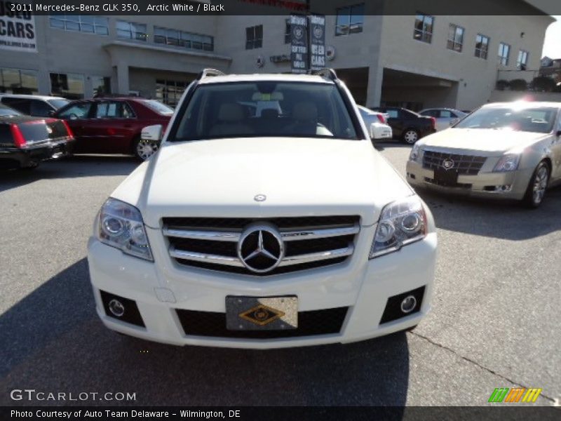 Arctic White / Black 2011 Mercedes-Benz GLK 350