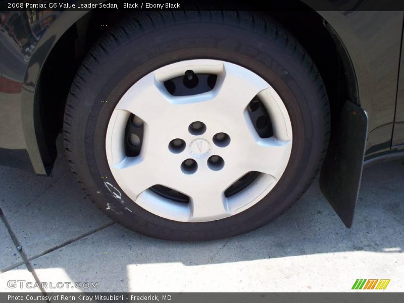 Black / Ebony Black 2008 Pontiac G6 Value Leader Sedan
