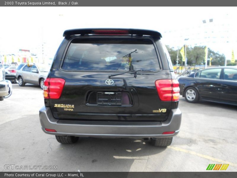 Black / Oak 2003 Toyota Sequoia Limited
