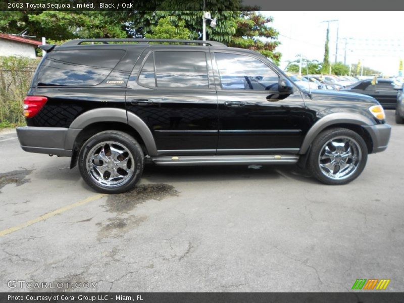 Black / Oak 2003 Toyota Sequoia Limited