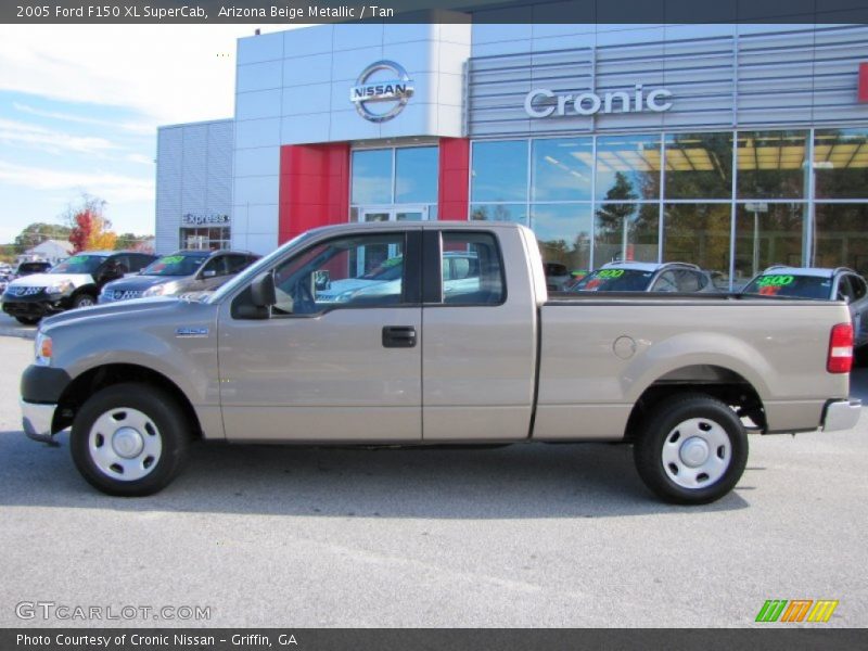 Arizona Beige Metallic / Tan 2005 Ford F150 XL SuperCab