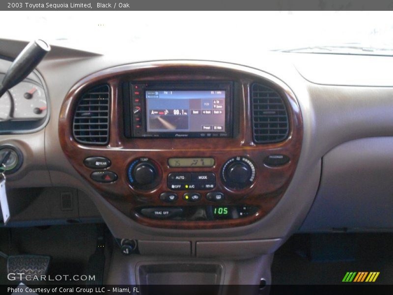 Black / Oak 2003 Toyota Sequoia Limited