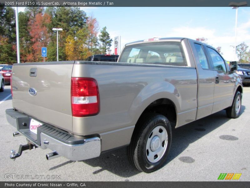 Arizona Beige Metallic / Tan 2005 Ford F150 XL SuperCab