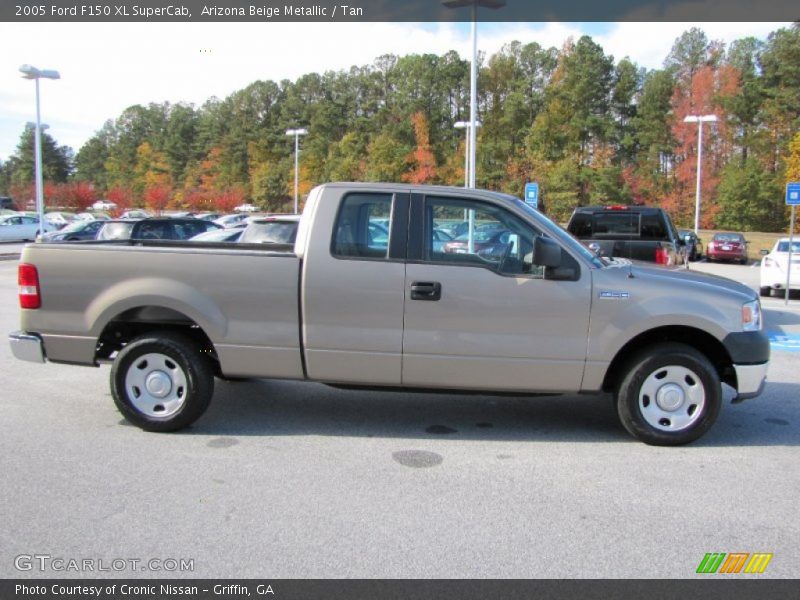 Arizona Beige Metallic / Tan 2005 Ford F150 XL SuperCab
