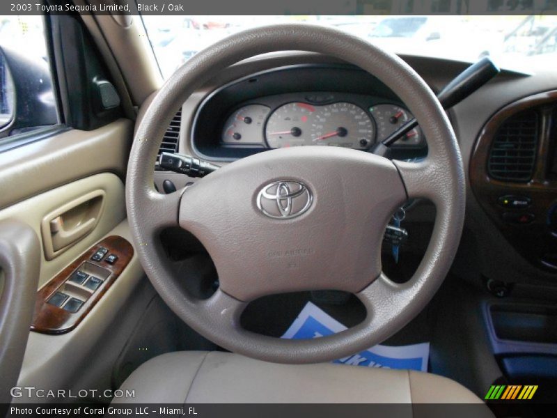 Black / Oak 2003 Toyota Sequoia Limited