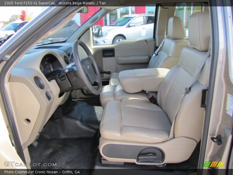 Arizona Beige Metallic / Tan 2005 Ford F150 XL SuperCab