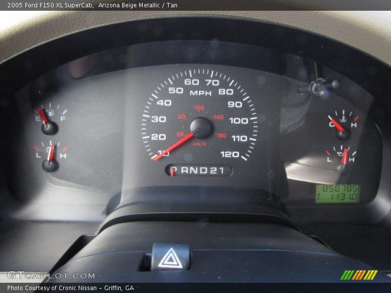 Arizona Beige Metallic / Tan 2005 Ford F150 XL SuperCab