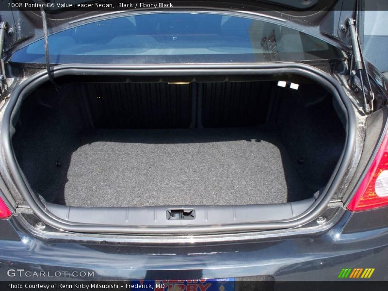 Black / Ebony Black 2008 Pontiac G6 Value Leader Sedan