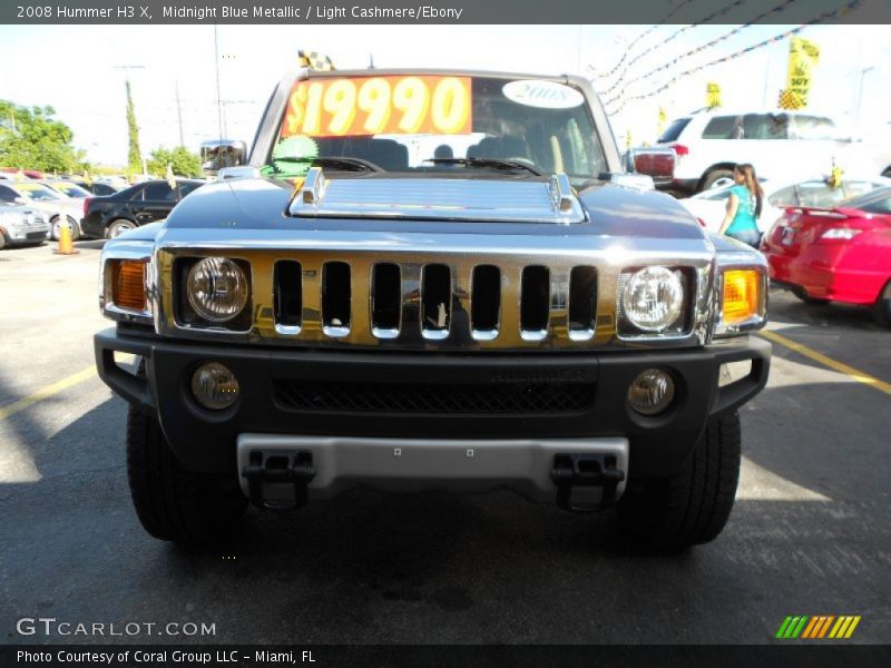Midnight Blue Metallic / Light Cashmere/Ebony 2008 Hummer H3 X