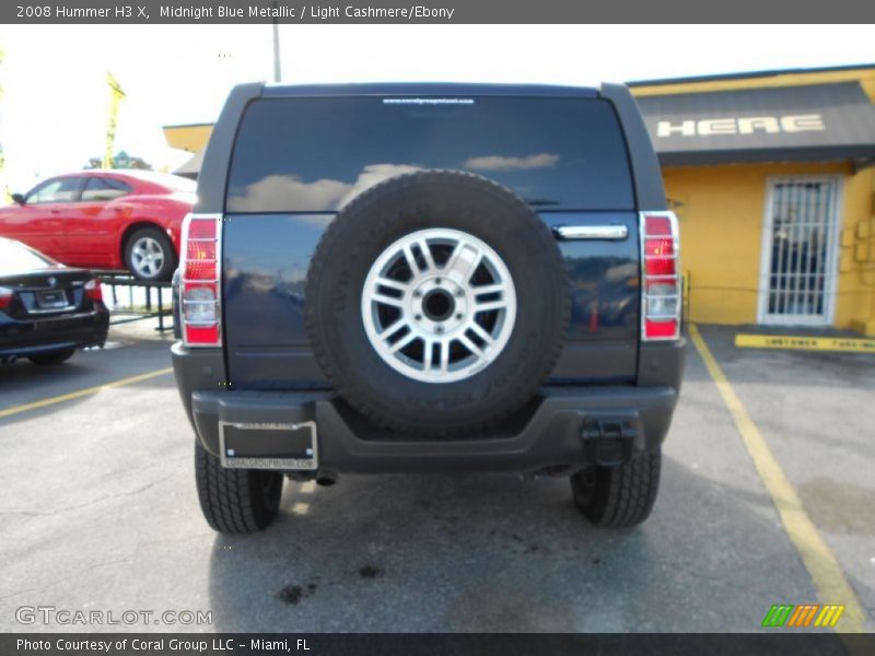 Midnight Blue Metallic / Light Cashmere/Ebony 2008 Hummer H3 X