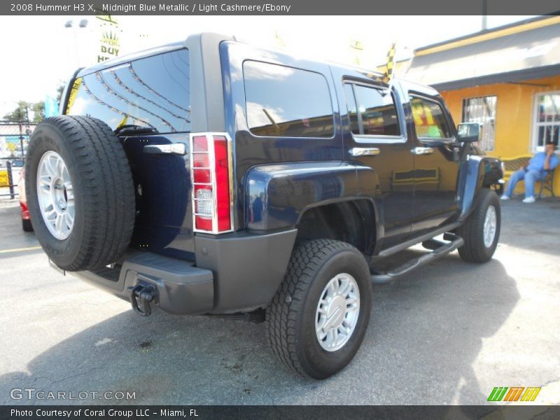 Midnight Blue Metallic / Light Cashmere/Ebony 2008 Hummer H3 X