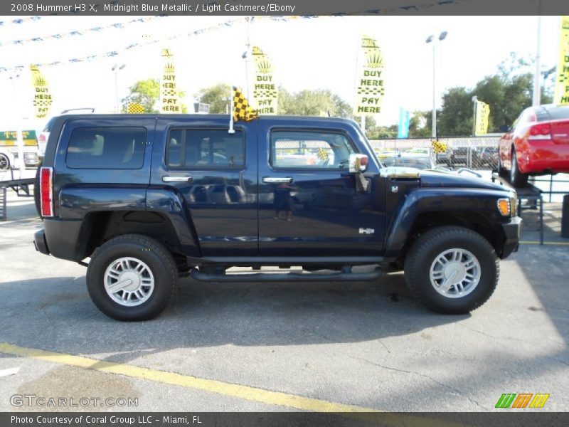 Midnight Blue Metallic / Light Cashmere/Ebony 2008 Hummer H3 X