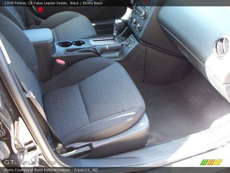 Black / Ebony Black 2008 Pontiac G6 Value Leader Sedan